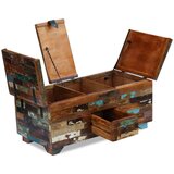  Klubska mizica skrinja trden predelan les 80x40x35 | Shoptok.si