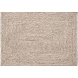 vidaXL Preproga Pletenje Naravna in bela 140 x 200 cm Juta | Shoptok.si