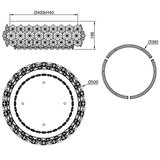 Globo 64140D - LED plafonsko svetlo DIANN LED/40W/230V 4000K prečnik 50 cm | Eponuda.com