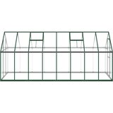  Staklenik s okvirom zeleni 445 x 169 x 195 cm aluminijski | shoptok.hr