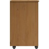  Gležnji kabinet s kolesom Medeno rjava 34 x 39 x 65,5 cm, (5000263262) | Shoptok.si