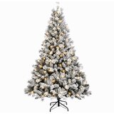  Umjetno božićno drvce s nogom 150 cm 150 LED lampica Slike