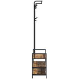  Vješalica za kapute s policom Staro drvo 75 x 34 x 184 cm | shoptok.hr