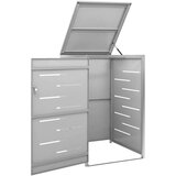  Spremište za kantu za smeće 69 x 77 5 x 115 cm nehrđajući čelik | shoptok.hr