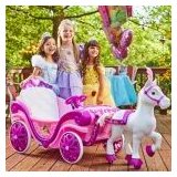 HUFFY Disney Princess Royal Horse and Carriage 6V električno vozilo | shoptok.hr