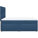  Krevet s oprugama i madracem plavi 140x200 cm od tkanine | shoptok.hr