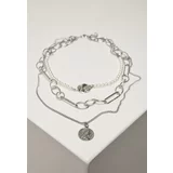 Urban Classics Ocean Layering Necklace Silver One Size