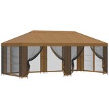 vidaXL Paviljon s stenami 6 x 3 m Bež Poliester in jeklo 190, (5000218869) | Shoptok.si