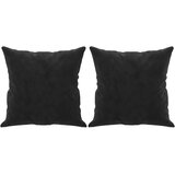  Ukrasni jastuci 2 kom crni 40 x 40 cm baršunasti | Eponuda.com