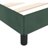  Posteljni okvir z vzglavjem temno zelen 140x190 cm žamet, (20903629) | Shoptok.si