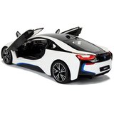  Licencirani avto na daljinsko upravljanje BMW i8 Rastar 1:14 z avtomatskimi vrati - bela | Shoptok.si