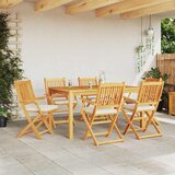 Sklopiva stolica s jastukom 6 pcs Bijelo 49 x 57,5 x 92 cm | Eponuda.com