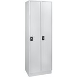 Wolf Garderobna omara, 2 razdelka s širino po 300 mm, svetlo siva / svetlo siva | Shoptok.si