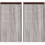  Končane Zavjese 2 kom 140x250 cm Smeđe | shoptok.hr