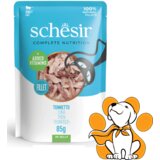 Schesir Cat Pouch Tuna in Jelly 85g, Vlažna Hrana, Fileti Tune U Želeu | ePonuda.com