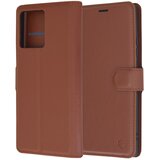 Techsuit Leather Folio preklopna maska za Motorola Edge 50 Ultra – smeđa | shoptok.hr