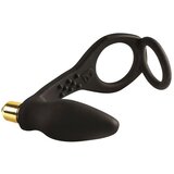 Rocks-Off Dvojni obroček z vibro analnim čepom "Ro-Zen" (R24426) Cene