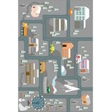 Conceptum Hypnose tepih (80x200) ELS586 Grey | ePonuda.com