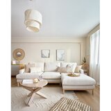 Kave Home Okrogla mizica iz masivnega hrasta v naravni barvi ø 65 cm Lotus – | Shoptok.si