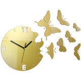 Stenske ure METULJ GOLD HMCNH003-gold (moderna stenska ura) Cene