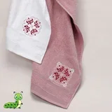 set peškira, 2 kom, 50x100 - roze etno