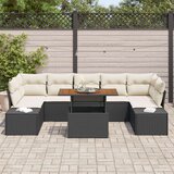  Vrtni Sofa Set 8 dijelova Krem Ratan Sofa na otvorenom za 4 osobe | shoptok.hr