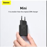 Baseus Super Si brzi punjaš+ C-tip C-tip kabel, 25 W, 1m, crna | shoptok.hr