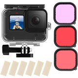 Telesin vodoodporno ohišje z barvnimi filtri za gopro hero 12/11/10/9, (20523679) Cene