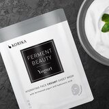 KORIKA FermentBeauty Hydrating Face Sheet Mask with Fermented Yogurt and Hyaluronic Acid hidratantna sheet maska s fermentiranim jogurtom i hijalurons | shoptok.hr