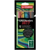 drvene bojice Green Arty/ set 1/12