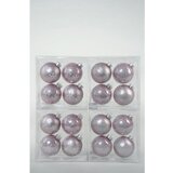  Novogodišnje staklene kugle roze, 4 kugle | ePonuda.com