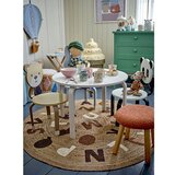 Bloomingville Mini Okrogla preproga iz jute v naravni barvi ø 130 cm Dinne – | Shoptok.si