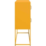 vidaXL Komoda boja senfa 100,5x39x107 cm hladno valjani čelik | shoptok.hr