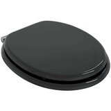  WC daska 2 pcs Crna 44 x 38 cm MDF ploča | shoptok.hr