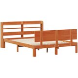  Krevetna konstrukcija 2 kom. Vosak smeđa Čvrsto borovo drvo 135 x 190 cm | Shoptok.si