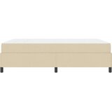  Krevet s opruga kutije Krem Crna 140 x 190 cm | shoptok.hr