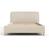 Maison de Rêve Bež tapecirani bračni krevet s prostorom za odlaganje s podnicom 180x200 cm Noto – | shoptok.hr
