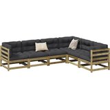 vidaXL 6-dijelni set vrtnih sofa od impregnirane borovine s jastucima Cijene
