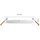 Philips - LED RGBW prigušiva kupatilska svetiljka Hue SLIM LED/12W/230V IP44 | Eponuda.com