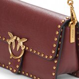 Pinko Torbice za na ramo LOVE ONE SLOUCHY MN. STUDS Bordo | Shoptok.si