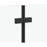 vidaXL Kopalniška pregrada Geometrični Črna 120 x 67 x 129 cm | Shoptok.si
