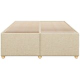  Okvir za krevet bez madraca krem 140 x 190 cm od tkanine | shoptok.hr
