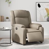 vidaXL Električni naslonjač od umjetne kože boja cappuccina | shoptok.hr