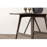 Venture Home Kaseidon okrugli blagovaonski stol ⌀100 cm, tamnosmeđi | shoptok.hr