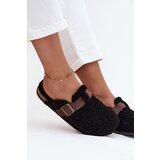Boto Women's slippers with sheep fur style Black Lorivine | shoptok.hr