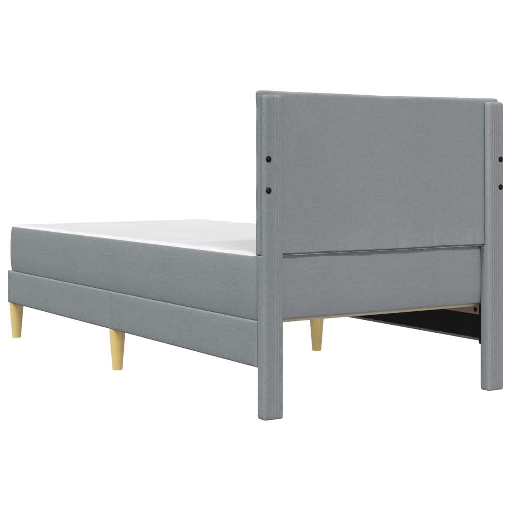  Okvir za krevet Svijetlo siva 100 x 200 cm Poliester - Svjetlosiva 100 x 200 cm | shoptok.hr