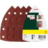 Bosch 25 delni set brusnih listova za multi-brusilicu, granulacija 40, 80, 120, 180 ( 2607017112 ) Cene