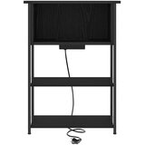  Noćni ormar Crni hrast 38 x 31 x 61 cm Konstruirano drvo | shoptok.hr