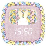 MOB Noćna Svjetiljka i budilica Billy Clock - Mermaid 1075 | shoptok.hr