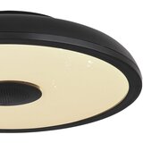 Globo LED stropna svetilka Raffy (18 W, 280 x 55 mm, RGBW, črna) | Shoptok.si